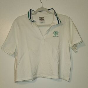 White Polo Shirt - Pickleball